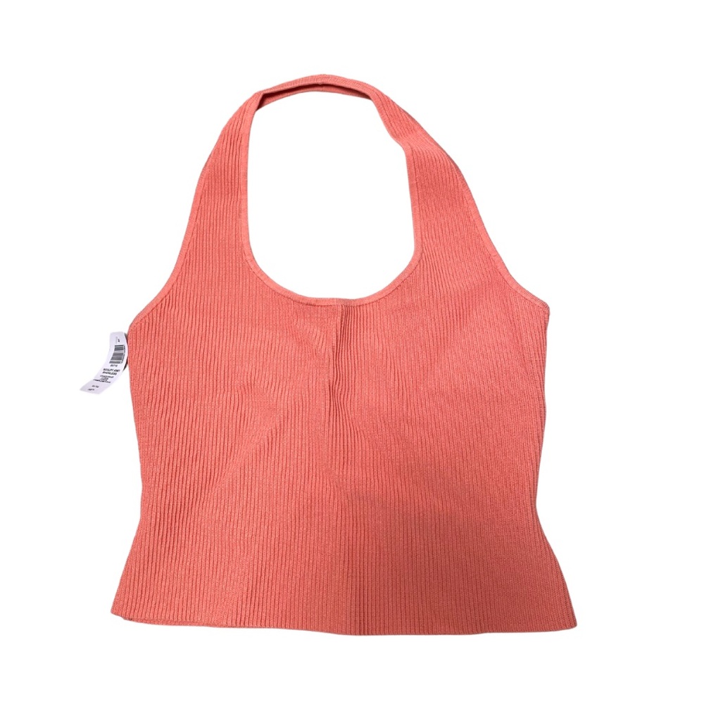 Aritzia sculpt knit backless halter top XL